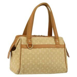 LOUIS VUITTON Monogram Mini Josephine PM Hand Bag Beige